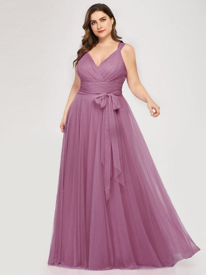 Fairy Princess Tulle Bridesmaid Dress for Plus Size Women at Wholesale Price
