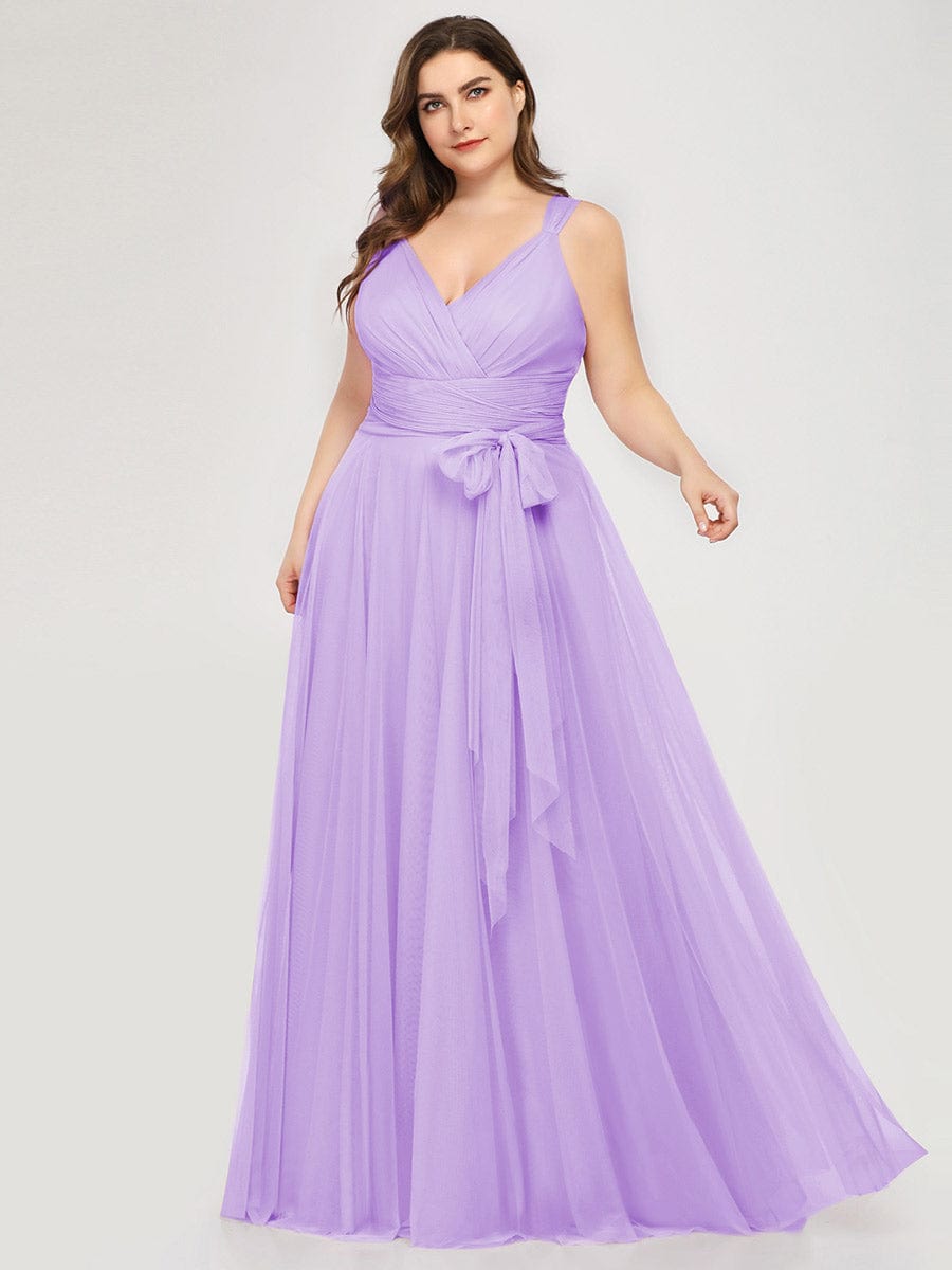 Fairy Princess Tulle Bridesmaid Dress for Plus Size Women at Wholesale Price