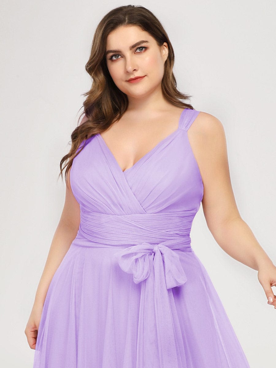 Fairy Princess Tulle Bridesmaid Dress for Plus Size Women at Wholesale Price