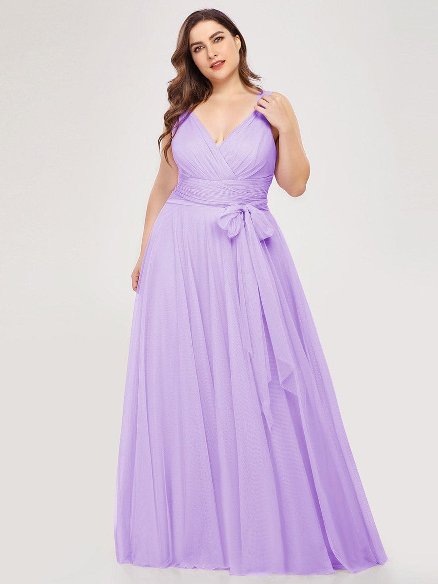 Fairy Princess Tulle Bridesmaid Dress for Plus Size Women at Wholesale Price