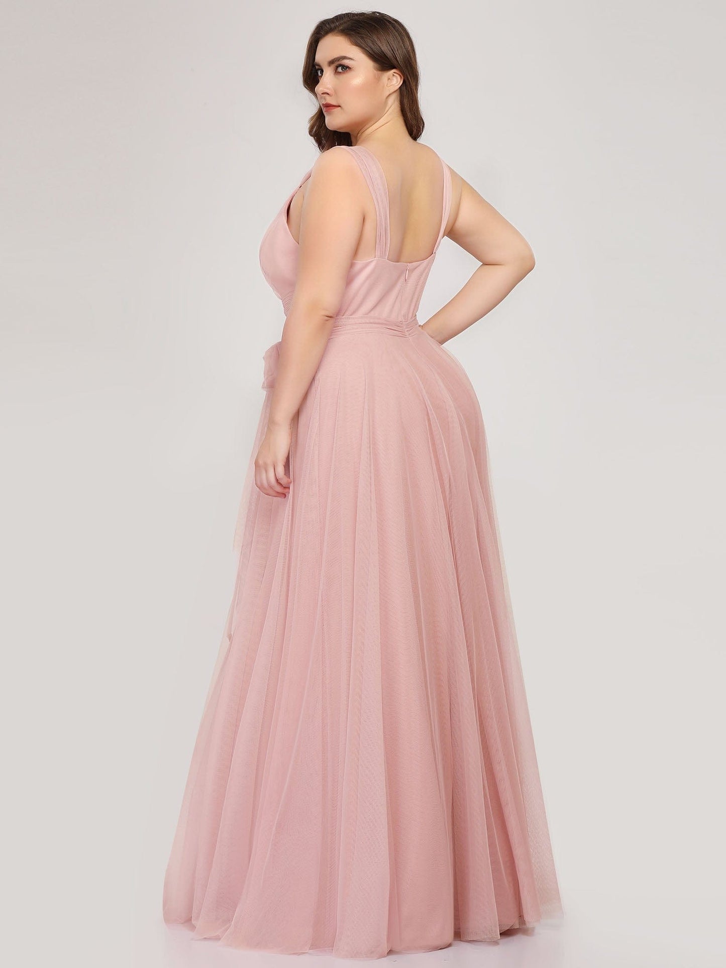 Fairy Princess Tulle Bridesmaid Dress for Plus Size Women at Wholesale Price