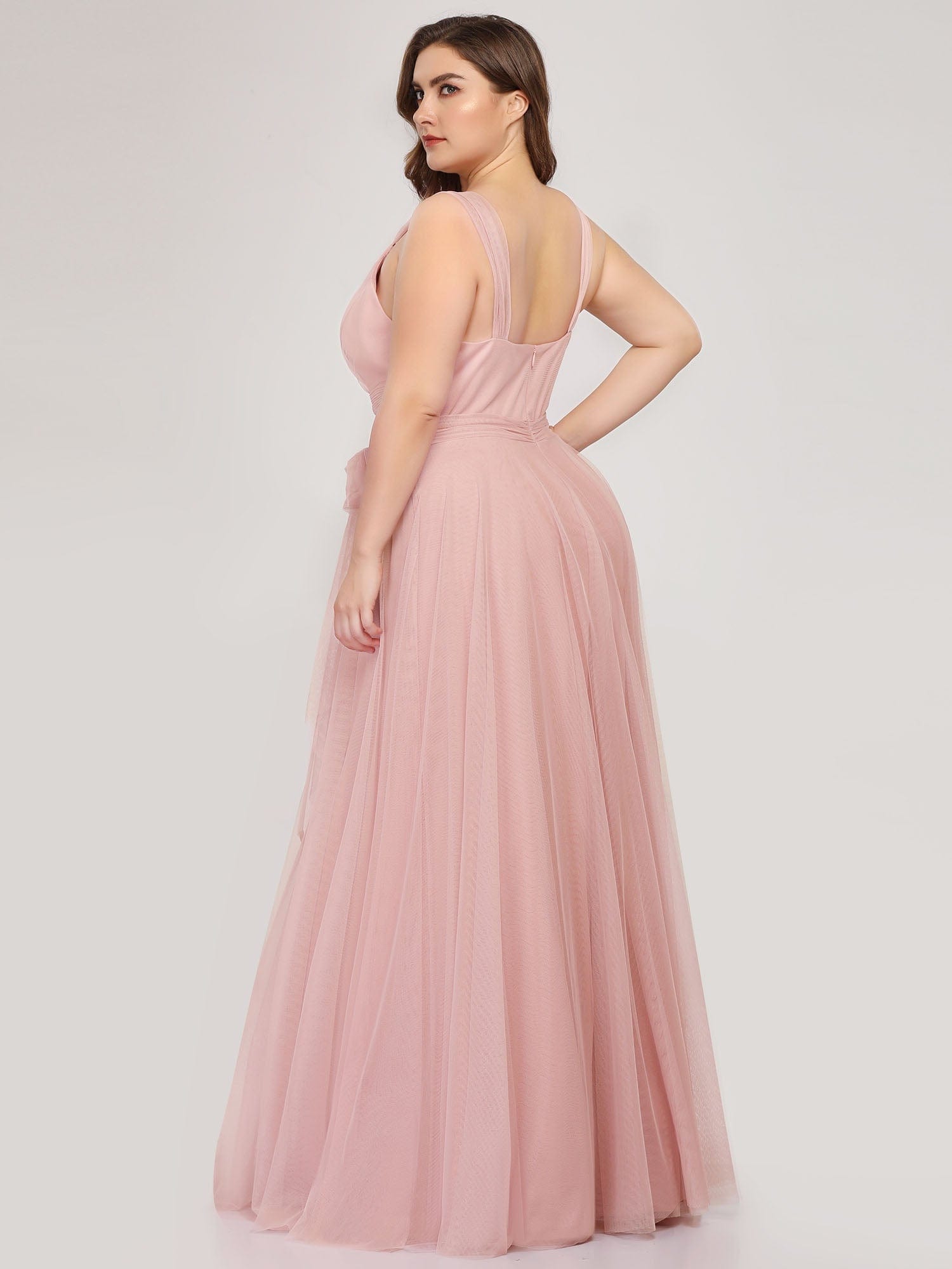 Fairy Princess Tulle Bridesmaid Dress for Plus Size Women at Wholesale Price