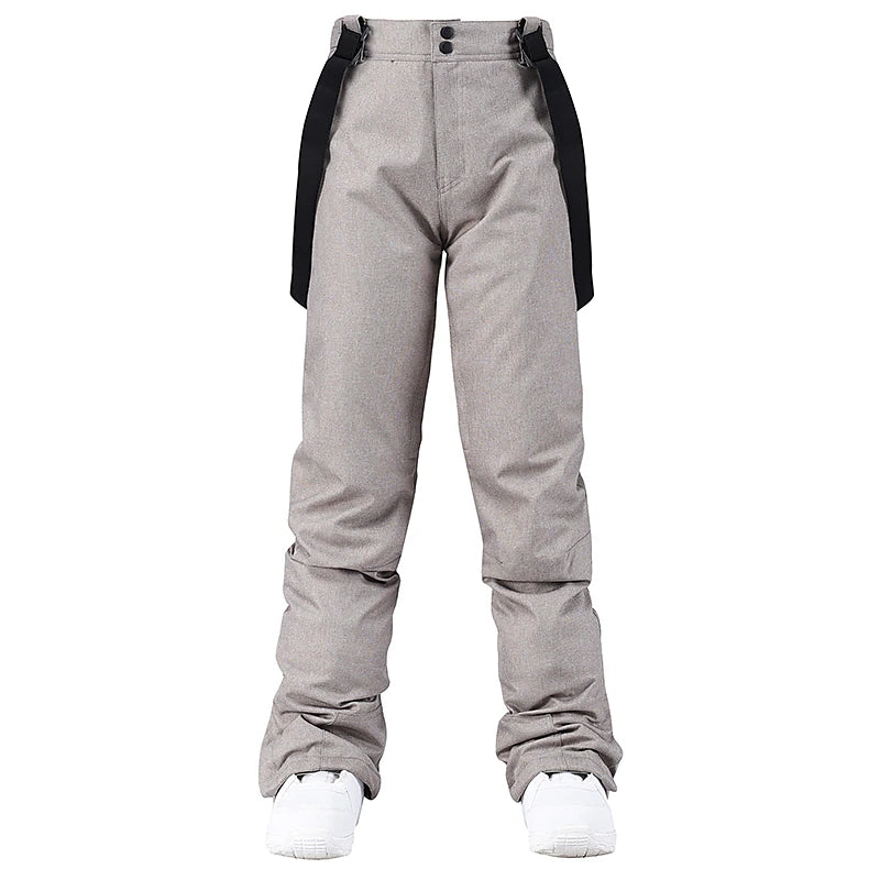 Men's Women's Ski / Snow Pants Outdoor Winter Anti-Slip Thermal Warm Windproof Breathable Bib Pants Bottoms for Skiing Snowboarding Ski Winter Sports