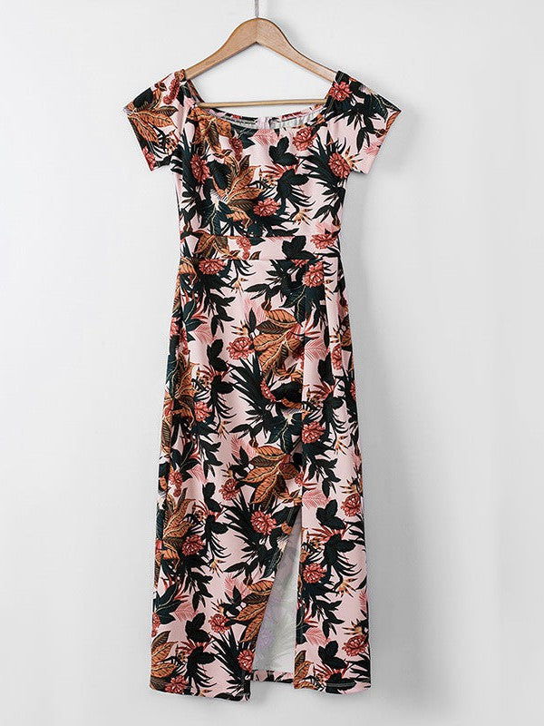 Fashionable One-Shoulder Herringbone Printed Bodycon Dress for Stylish Women