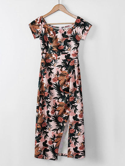 Fashionable One-Shoulder Herringbone Printed Bodycon Dress for Stylish Women