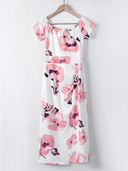 Fashionable One-Shoulder Herringbone Printed Bodycon Dress for Stylish Women