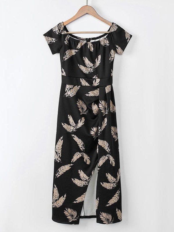 Fashionable One-Shoulder Herringbone Printed Bodycon Dress for Stylish Women