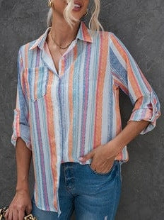 Fashionable Women's Jacquard Cardigan with V-Neck & Long Sleeves