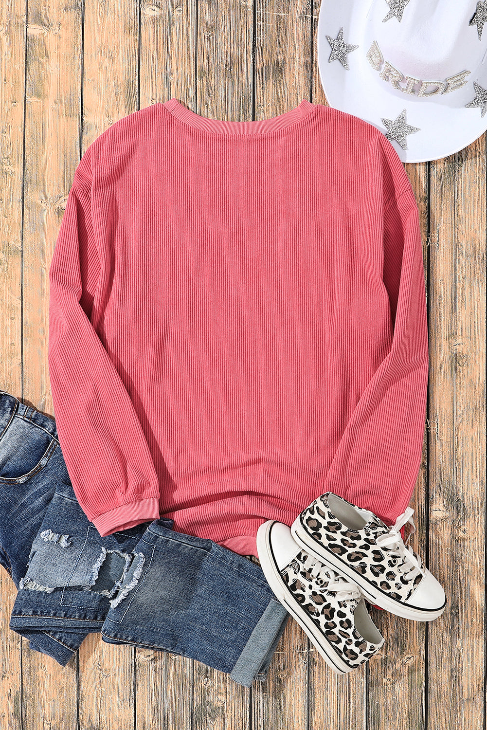 womens crew neck sweatshirt
