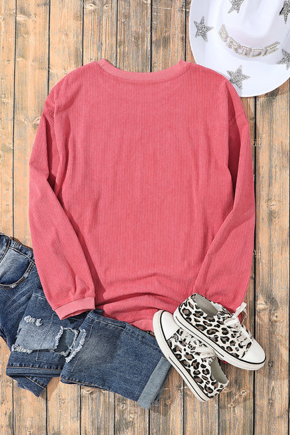 womens crew neck sweatshirt