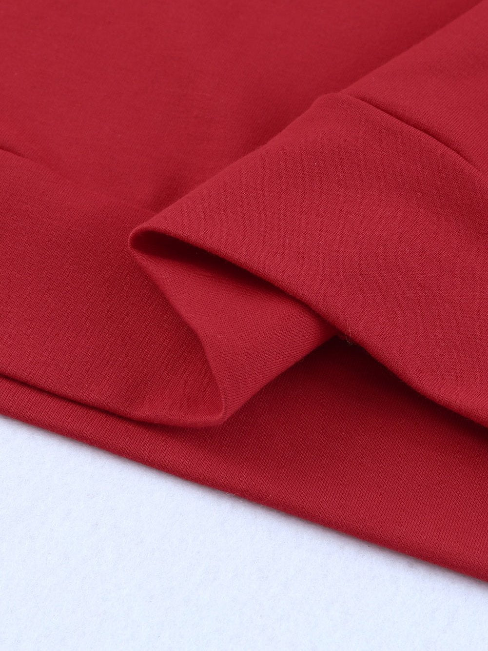 Fiery Red Classic Raglan Sleeve Sweatshirt