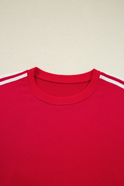 varsity sweatshirt pant set