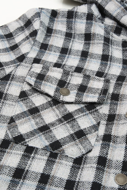 plaid shacket for women