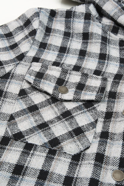 plaid shacket for women