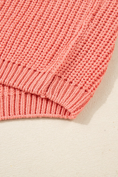 pumpkin embroidered sweater