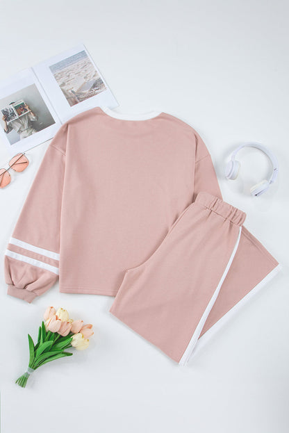 varsity sweatpant set