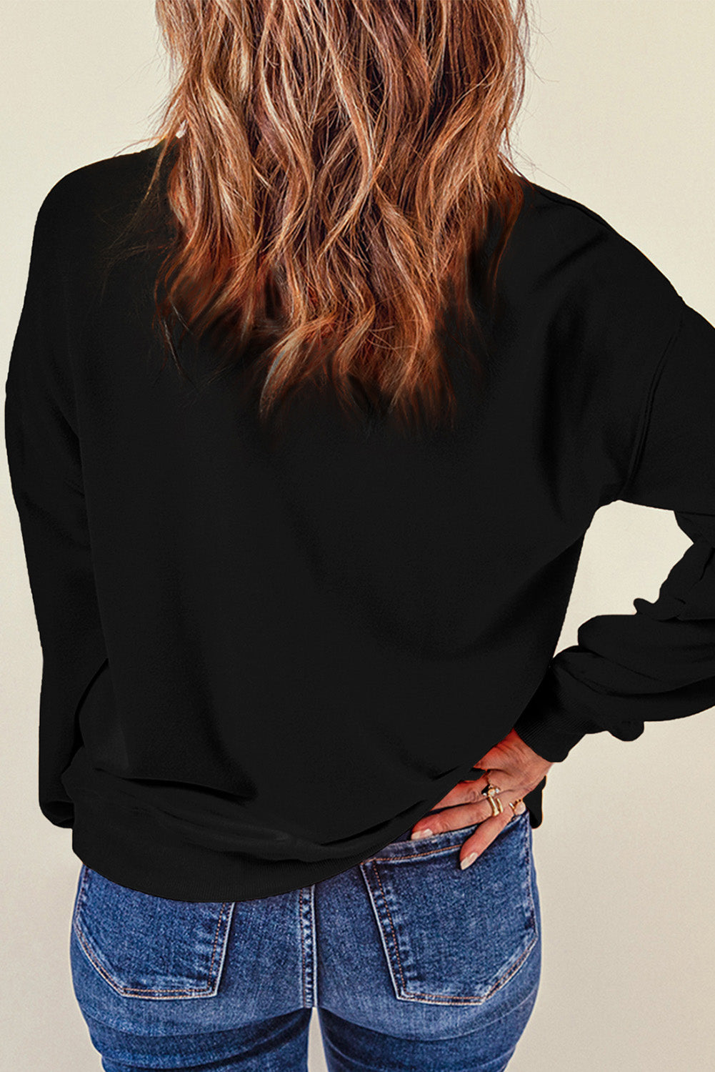 Embroidered Button Mid Sleeve Casual Blouse