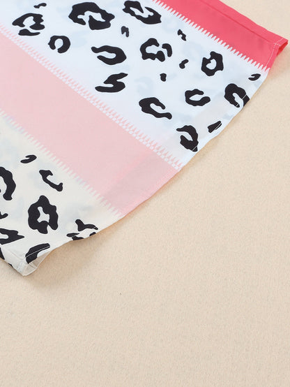 Casual And Trendy Slim Halter Print Set