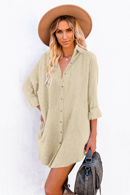 corduroy mini dress