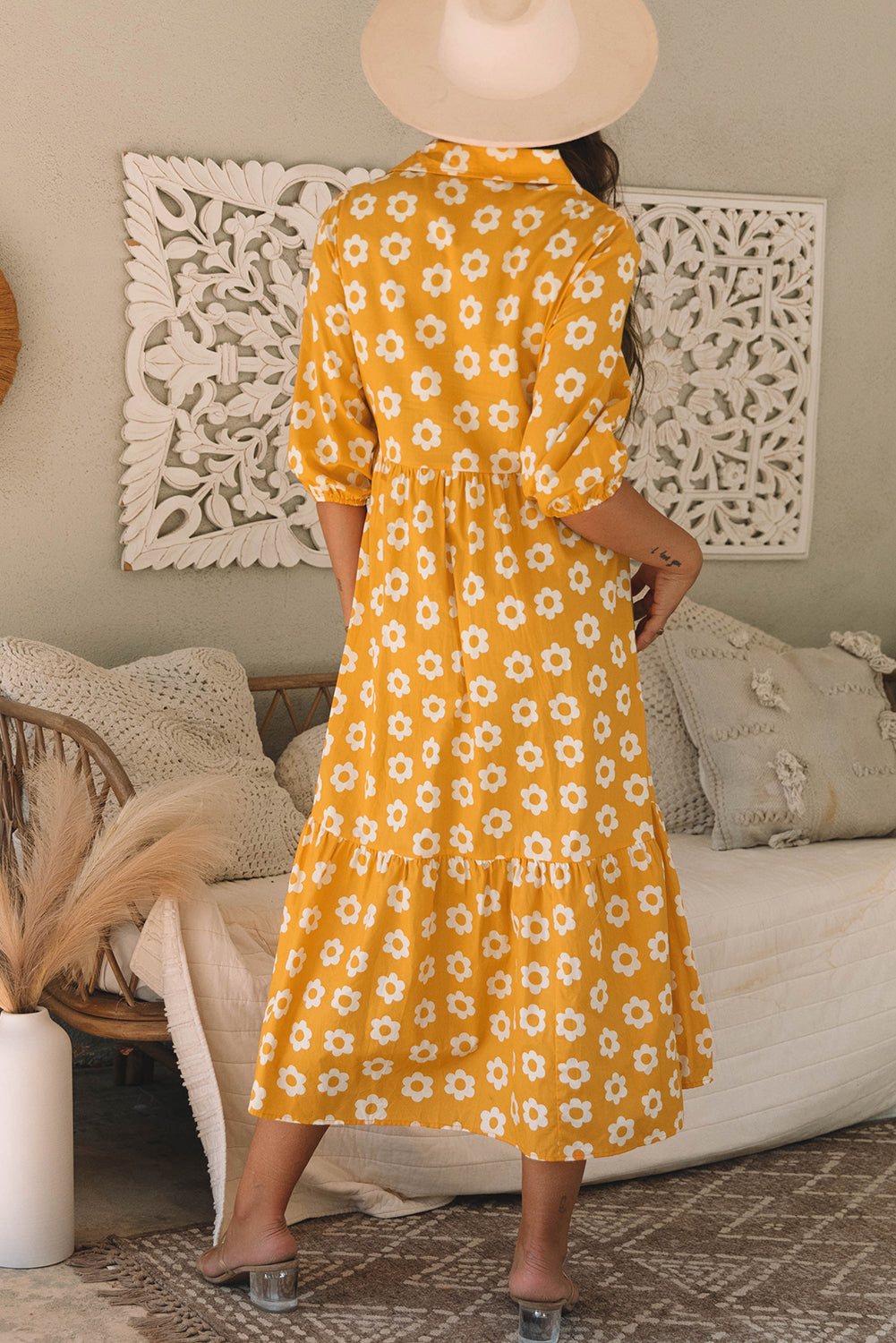 floral maxi dress