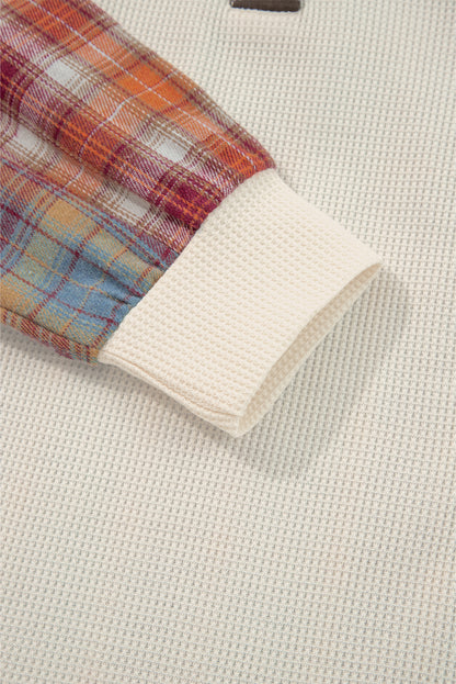 waffle long sleeve top