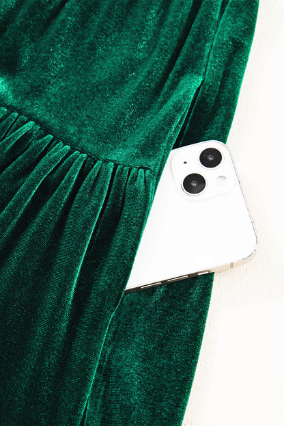 sequin short sleeve dress