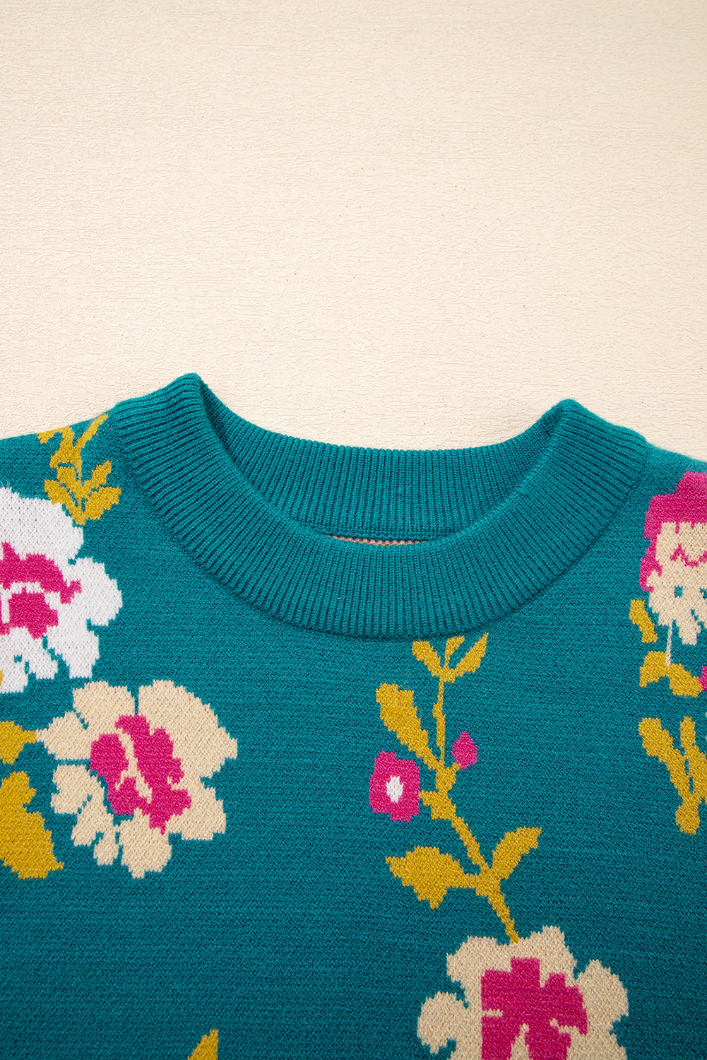 floral sweater