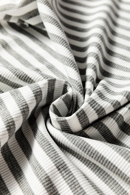 striped long sleeve top