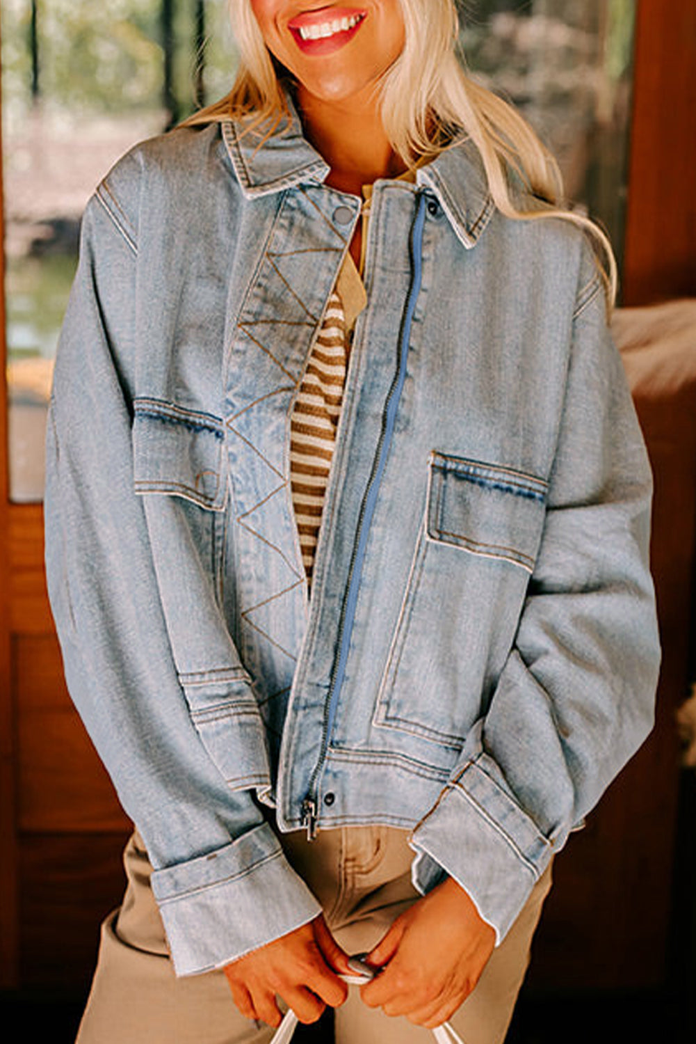 blue jean jacket