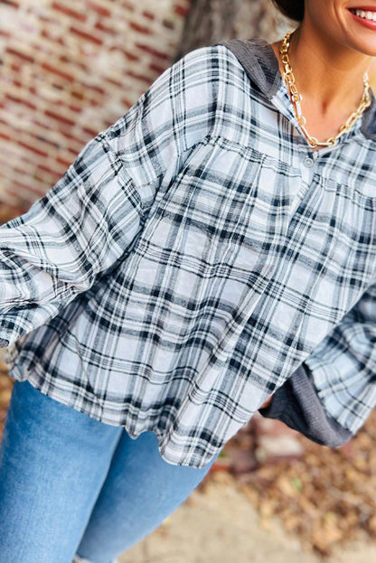 plaid blouse