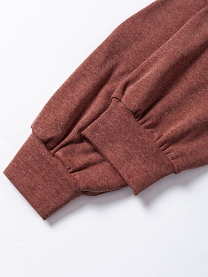 Gold Flame Square Neck Plus Size Knit Top