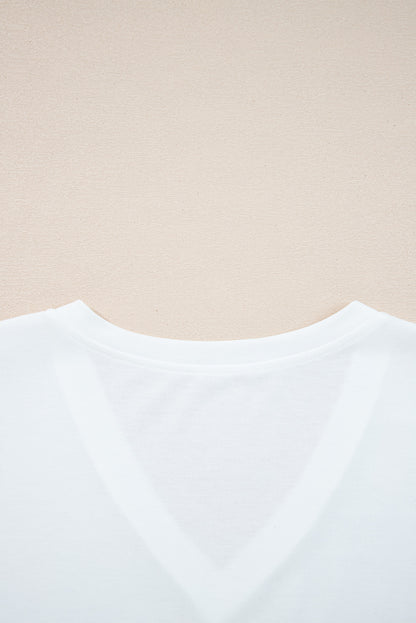 white long sleeve top