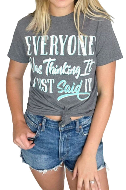 Everyone's Gray Mindset Graphic Tee