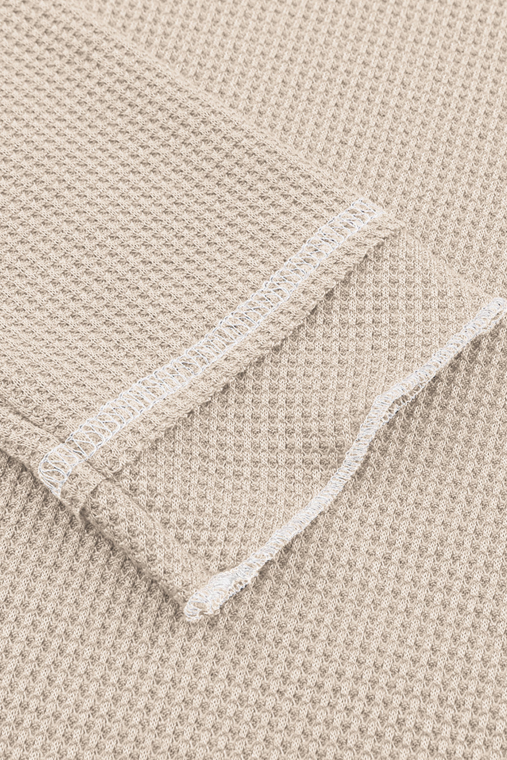 textured knit long sleeve top