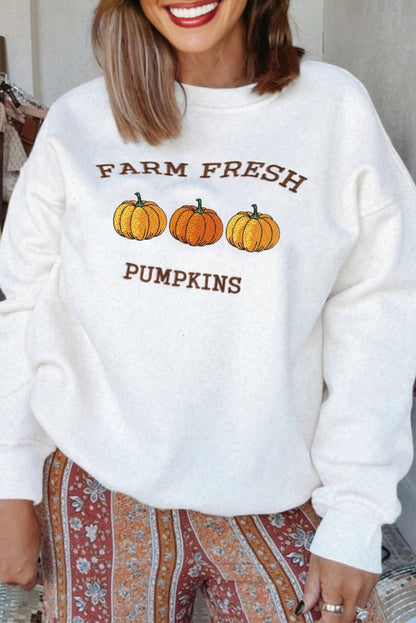 farm fresh pumpkins sweatshirt