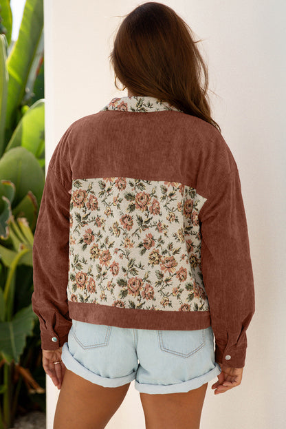 floral patchwork jacket