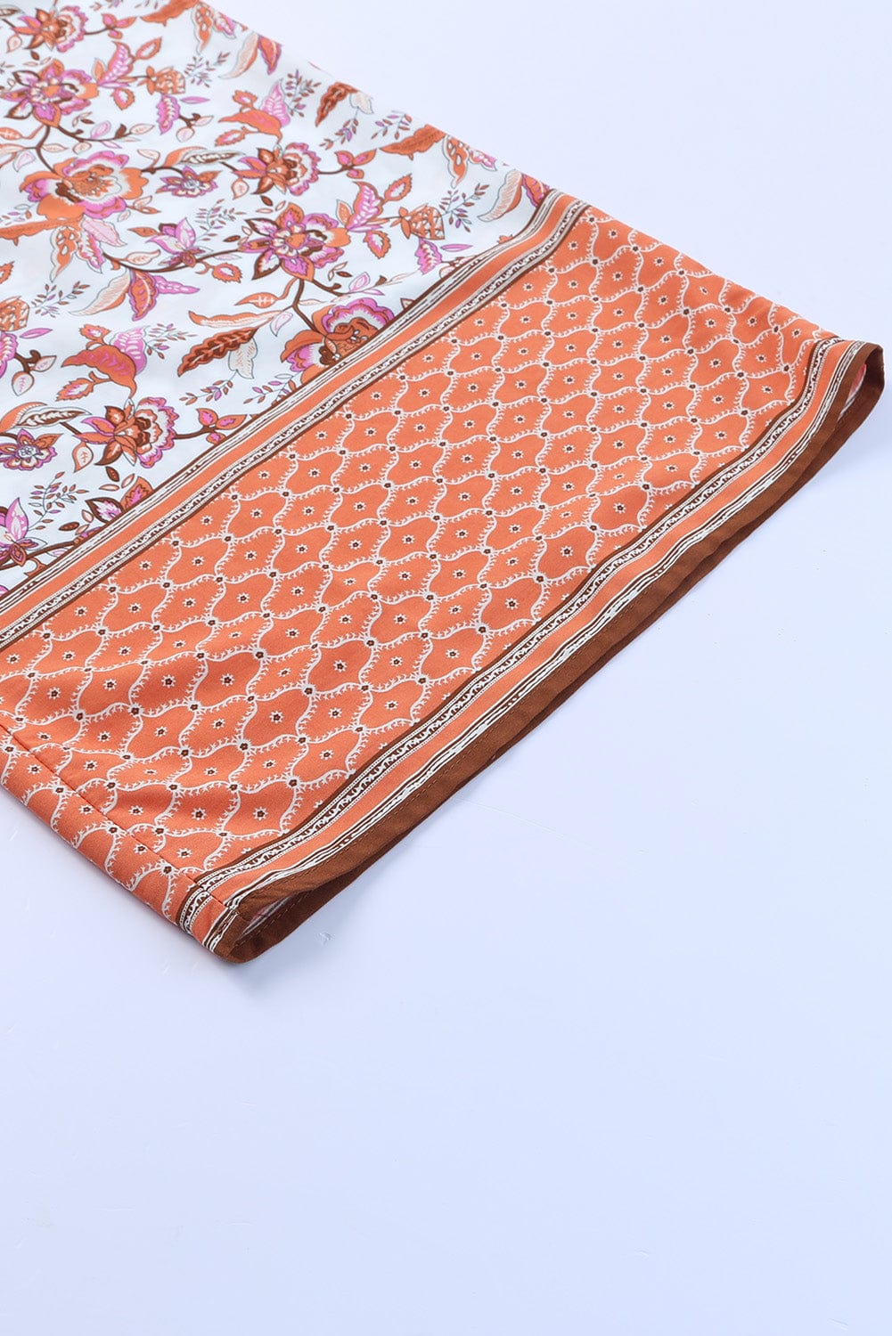 Fiery Floral Paradise High Waist Palazzo Pants