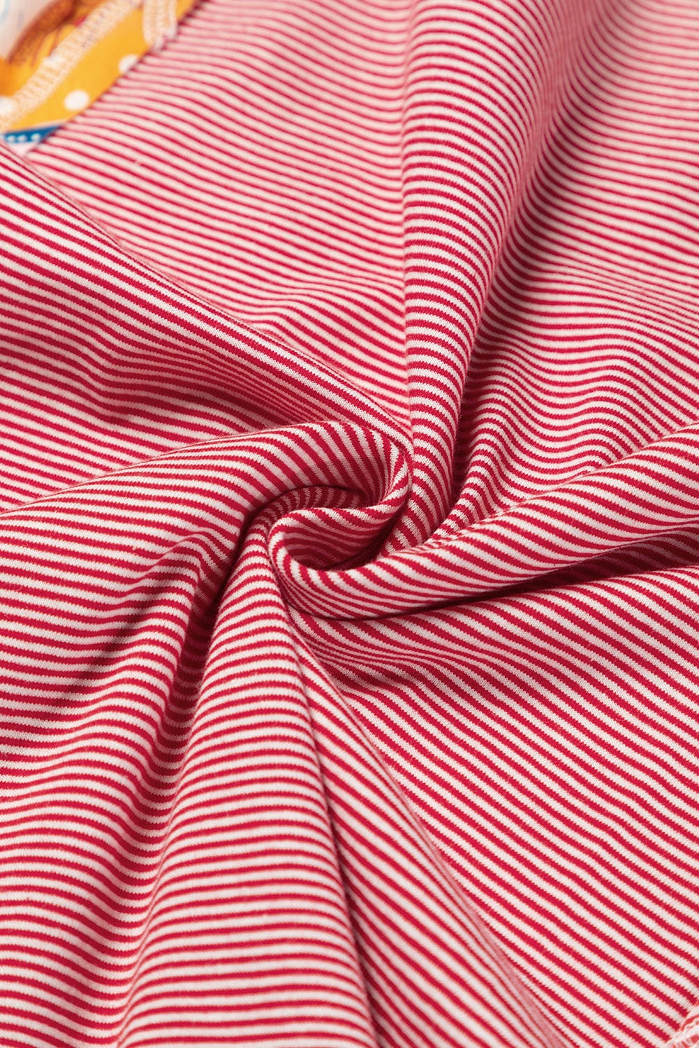 Fiery Pink Striped Patchwork Shift Top