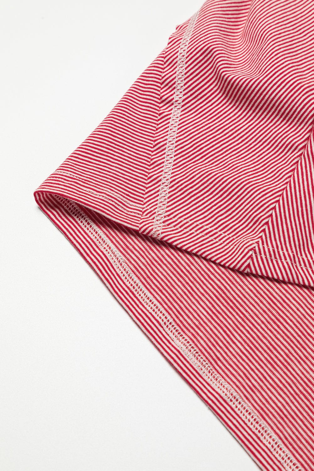 Fiery Pink Striped Patchwork Shift Top