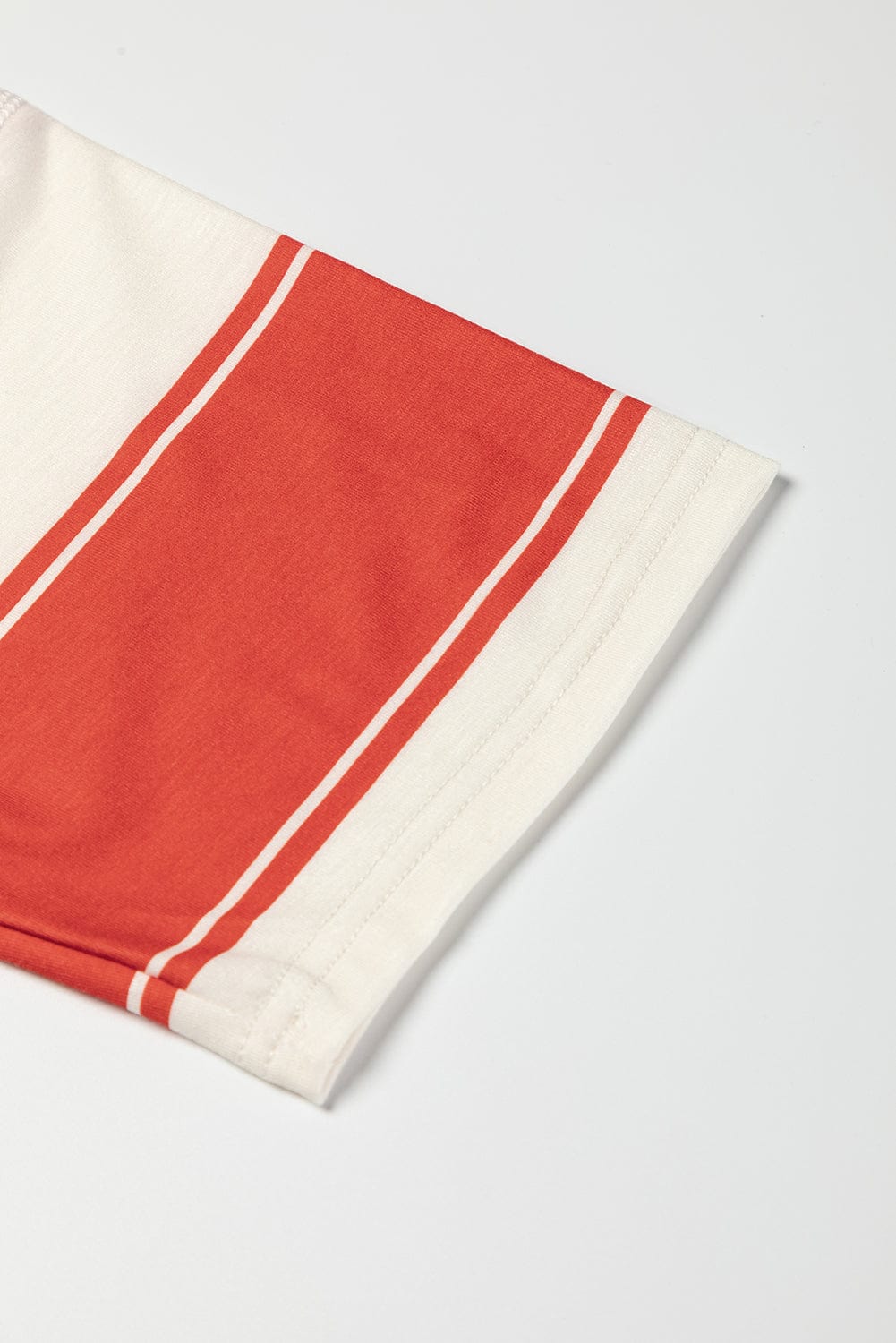 Fiery Pink Striped Patchwork Shift Top