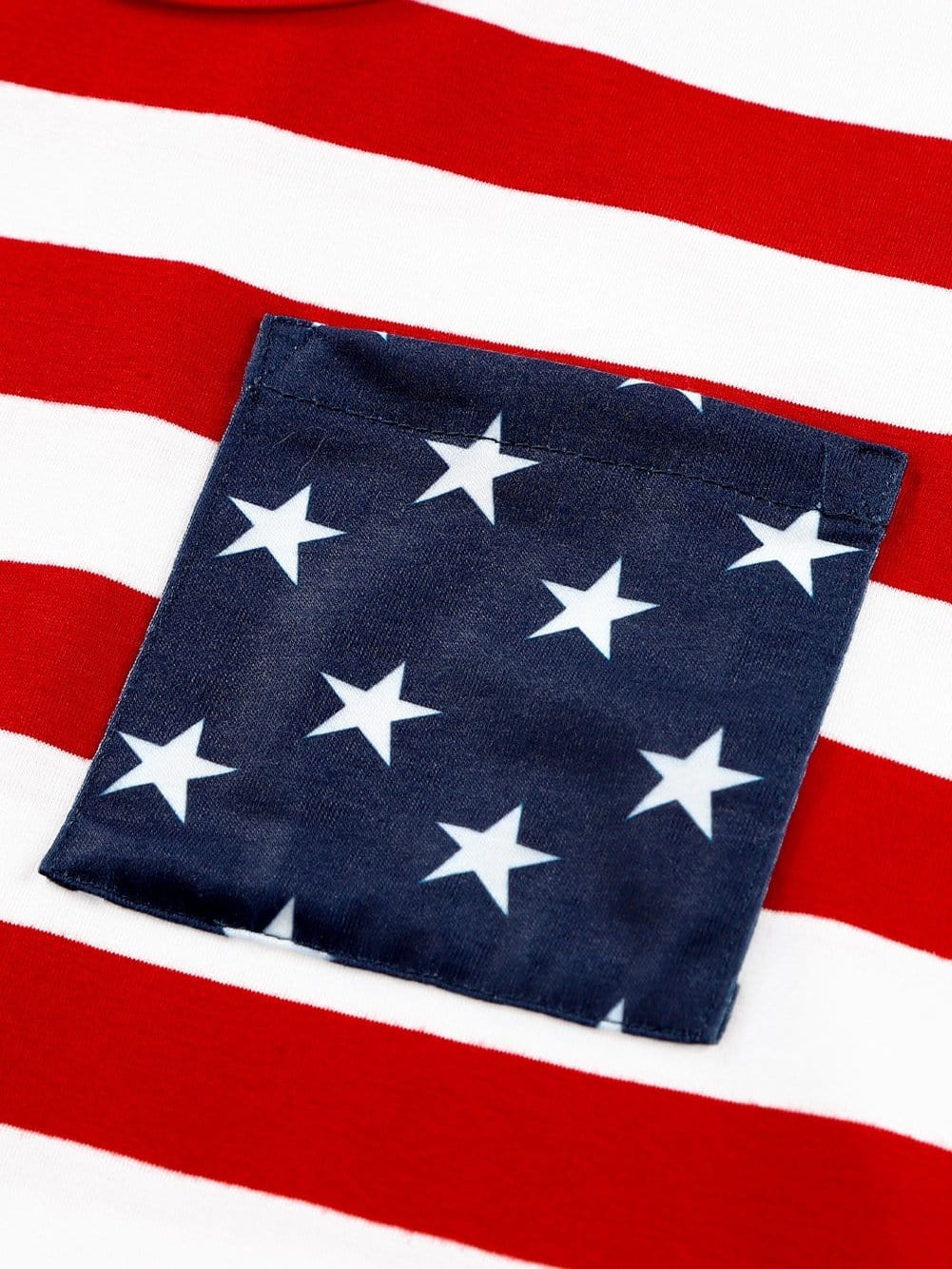 Fiery Red Galaxy Striped Bowknot Tank Top