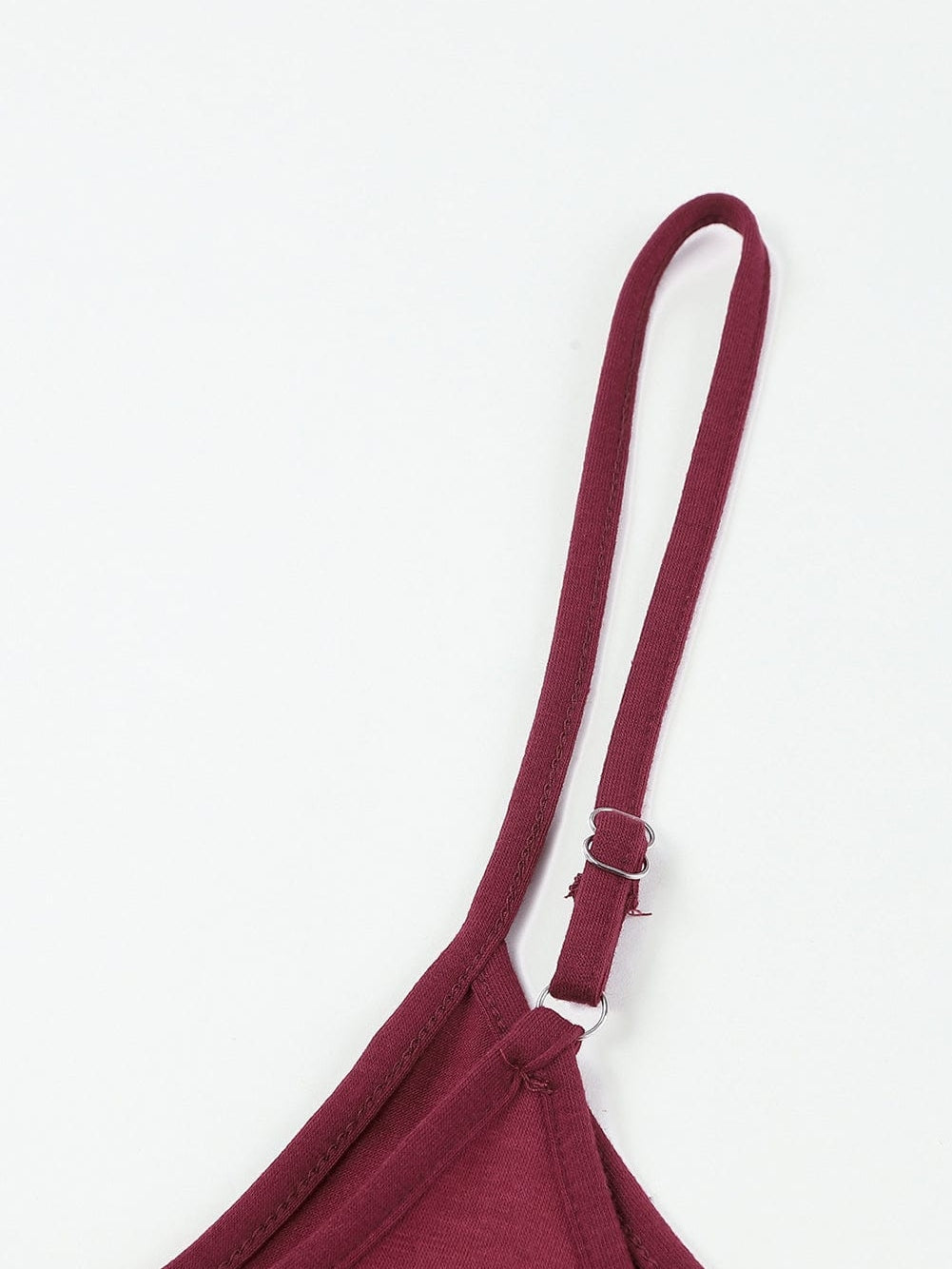 Fiery Red Wide Leg Pocketed Jumpsuit with Spaghetti Straps