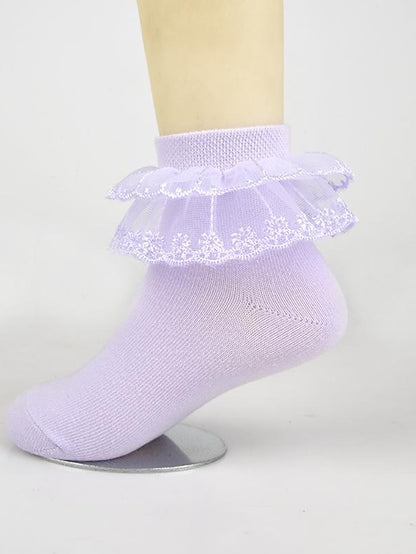 Kid's Crew Socks Wedding Party Daily Solid / Plain Color Nylon Cotton Classic Lolita 1 Pair - LuckyFash™