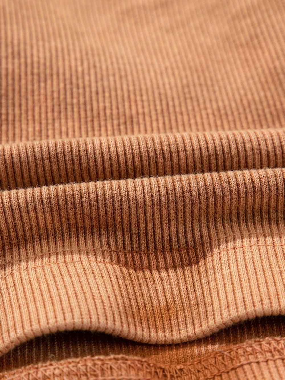 Flame Gold Ribbed Mineral Wash Sleeveless Racerback Top