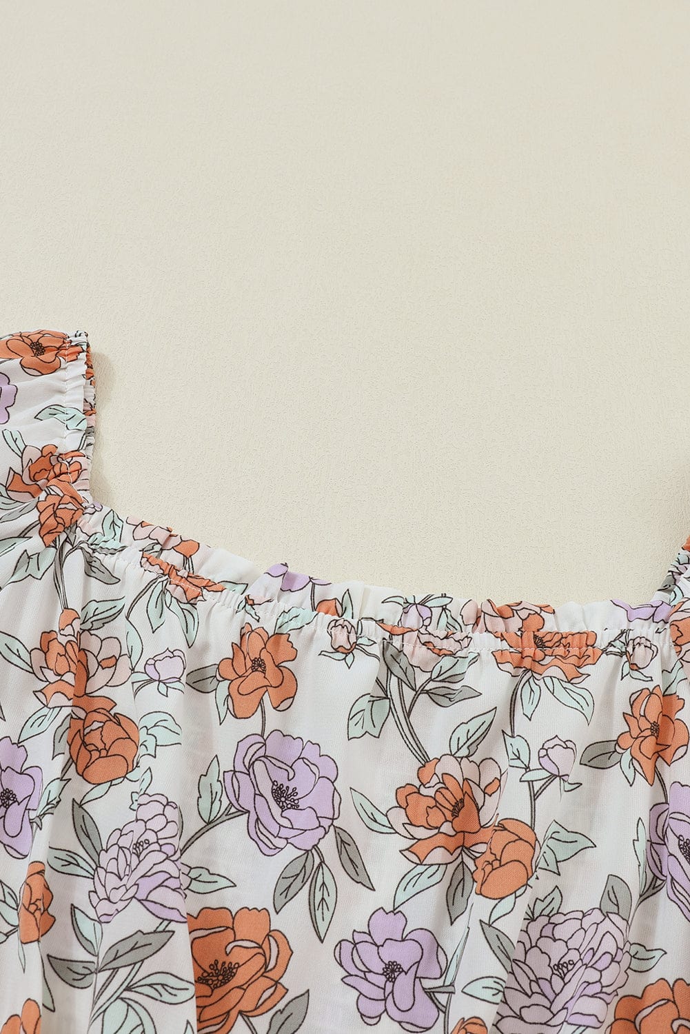 Floral Bliss Smocked A-Line Midi Dress