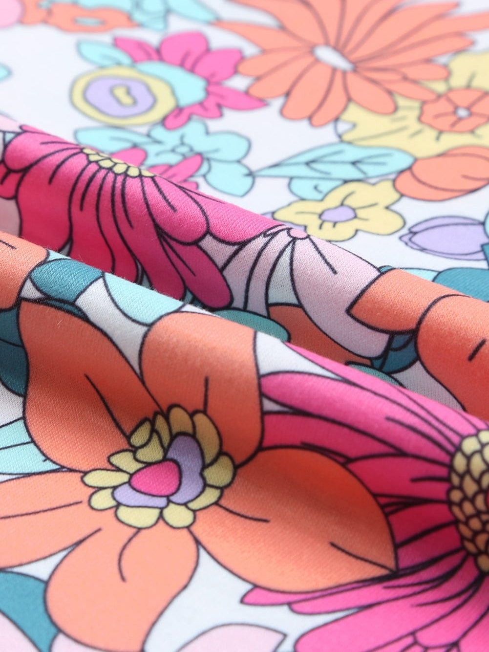 Floral Bloom Multicolor Sleeveless Top