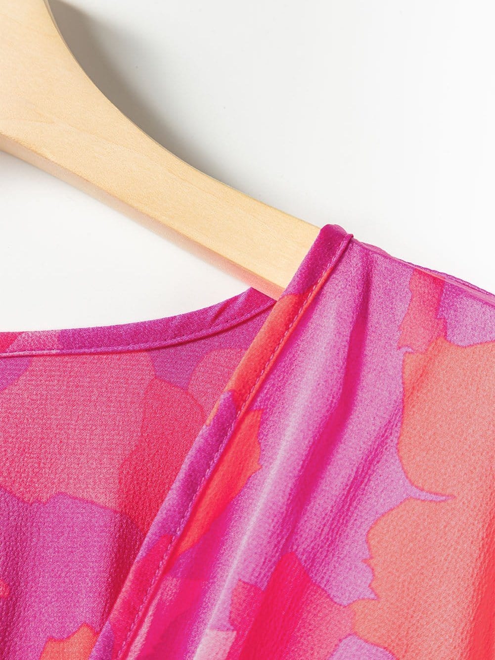 Floral Charm V Neck Dolman Sleeve Maxi Dress