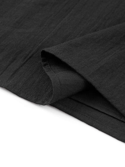 Floral Embroidered Split Neck Puff Sleeve Top