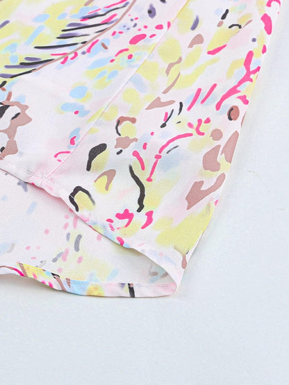 Floral Fantasy Spaghetti Strap Tank Top