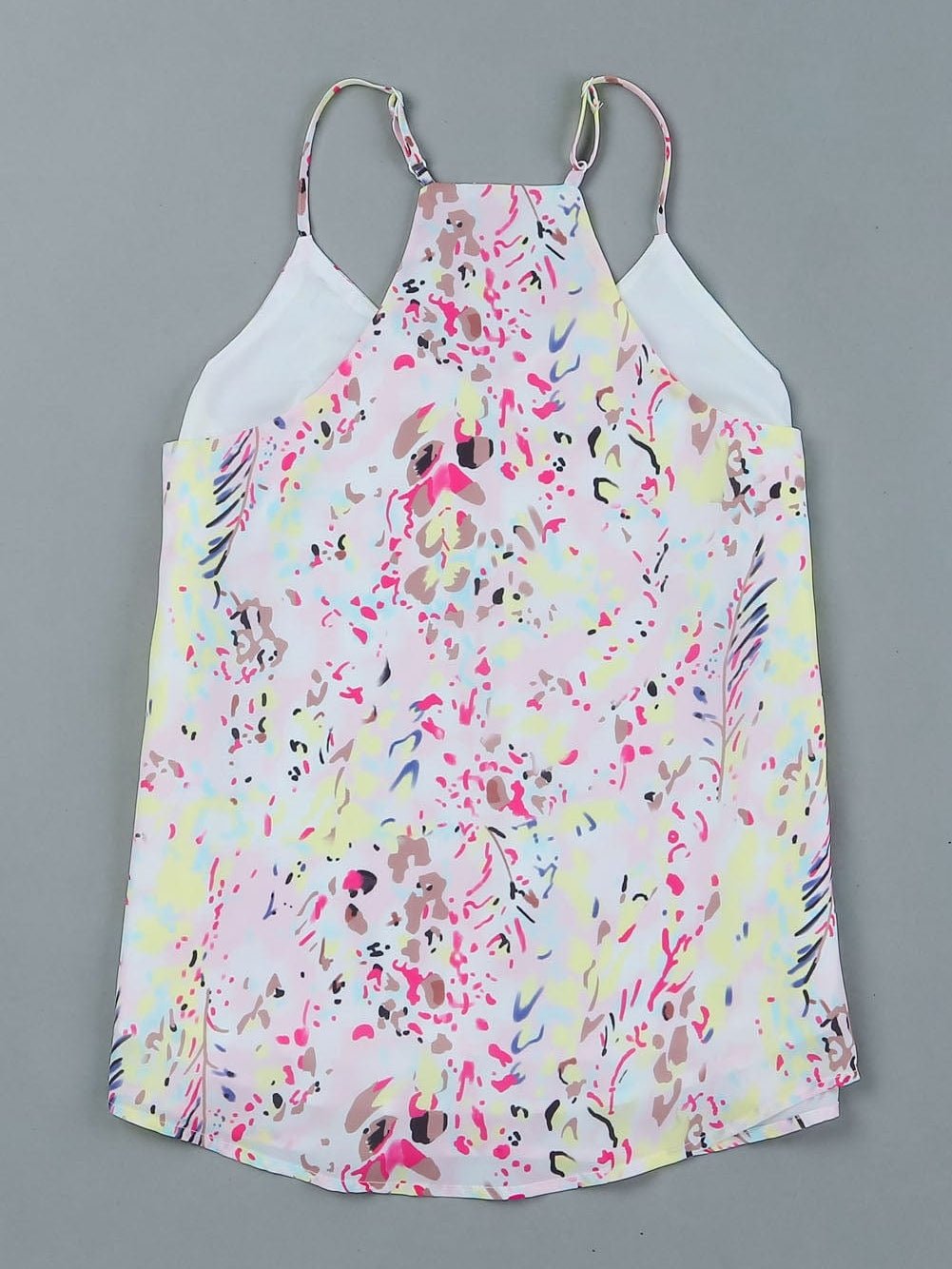 Floral Fantasy Spaghetti Strap Tank Top